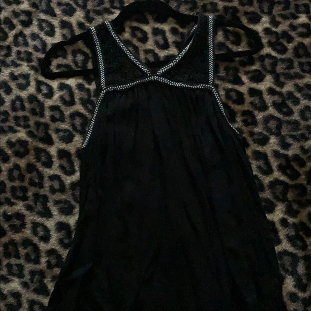 Lace front tank top